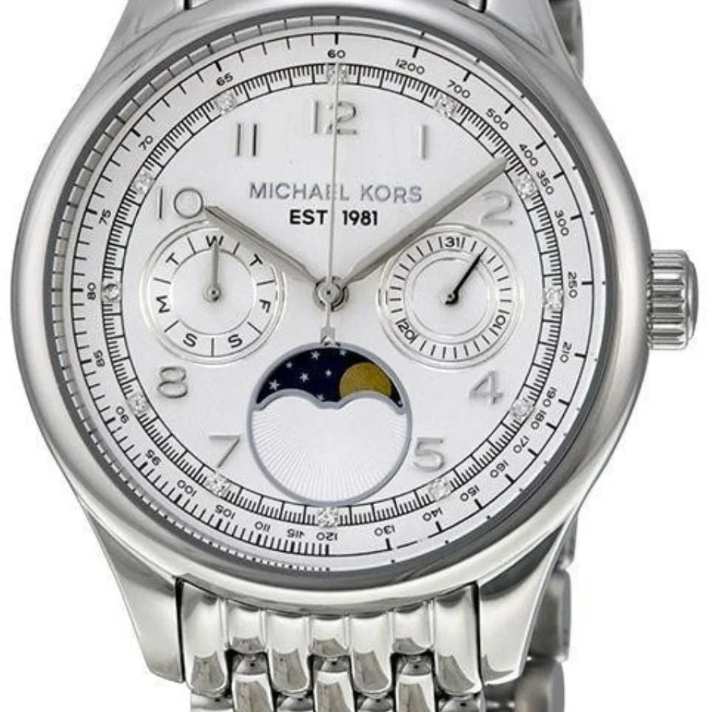 NEW Michael Kors Silver Amelia Watch MK6180 - Picture 8 of 9